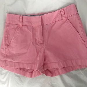 J Crew Pink Chino Shorts size 00